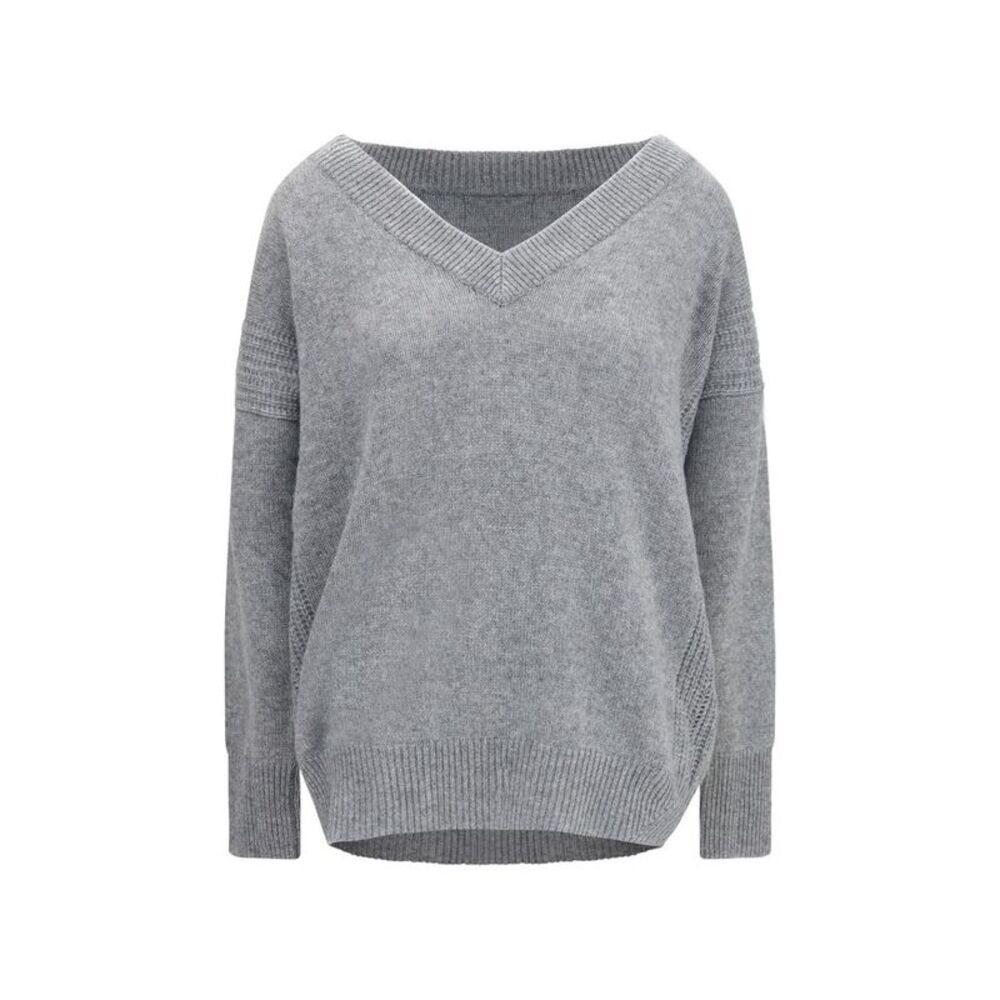 Ermanno Scervino Gray Cashmere Casual Women's Dress